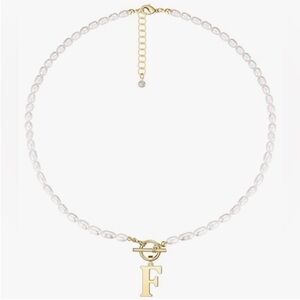 ❤️ Amazon | Pearl F Necklace